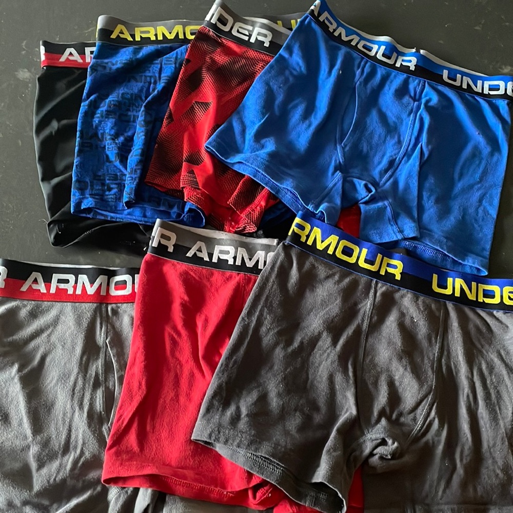 UA YM 7 Pack Boxer Briefs